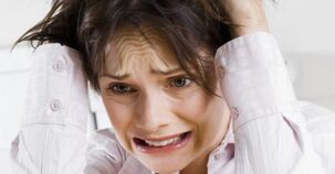 Moters skausmo atsiradimas dėl streso